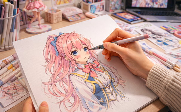 اساسيات رسم الأنمي